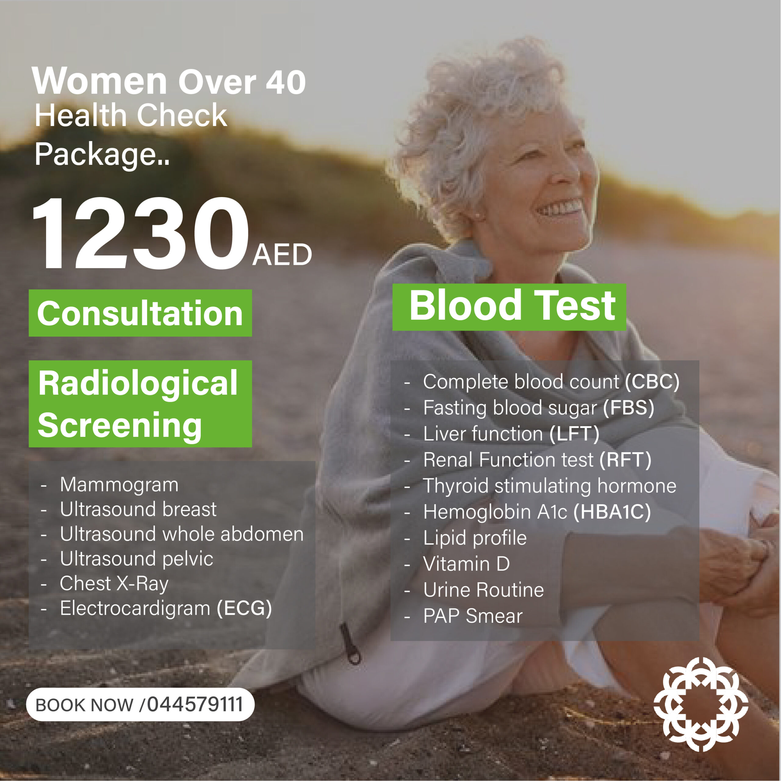 Women Over 40 Health Check Package