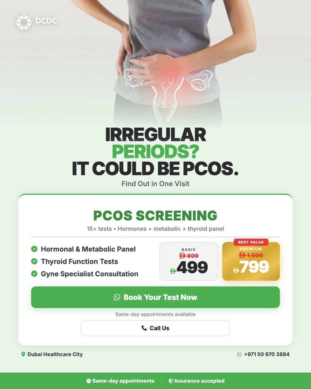 PCOS Screening - DCDC Women's Health