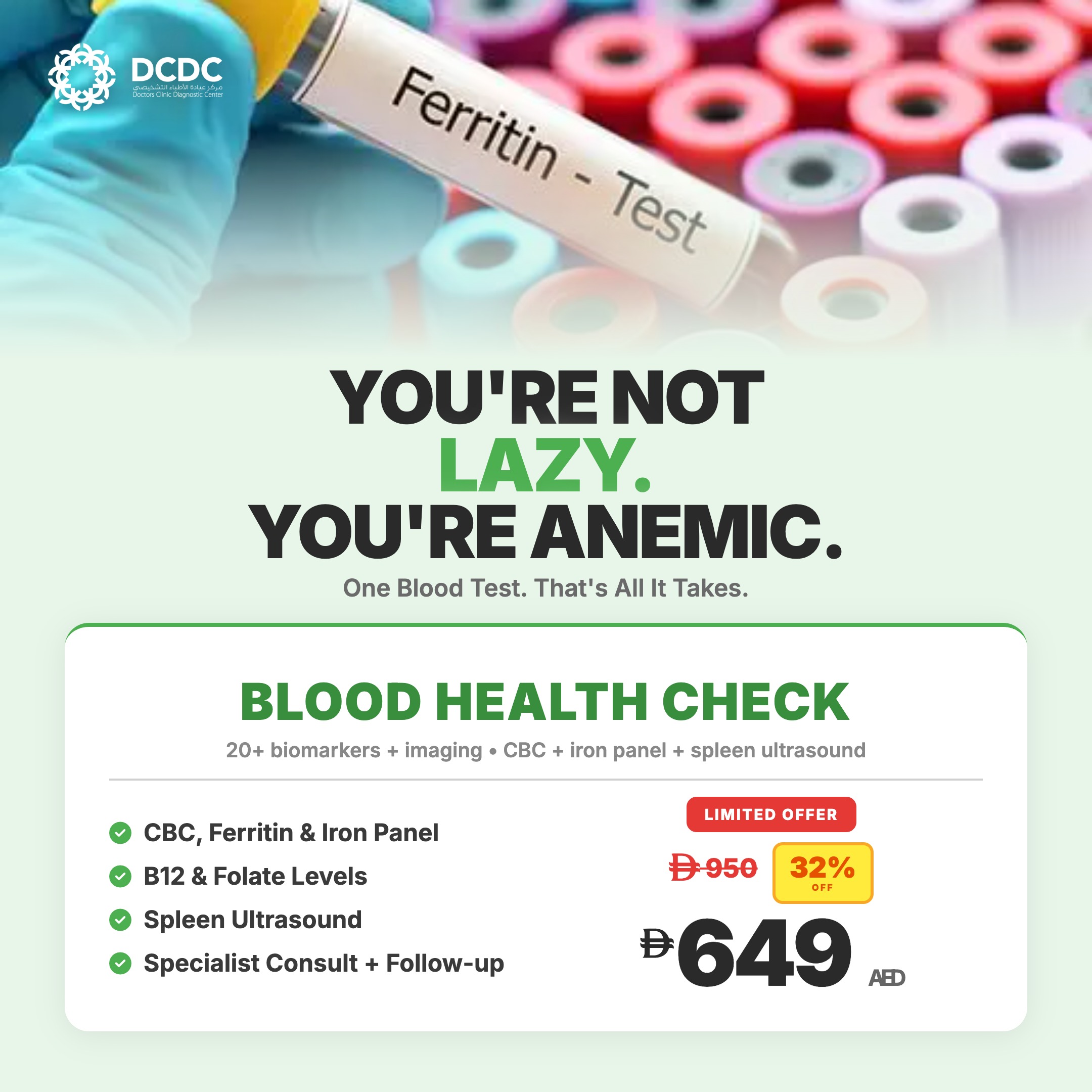 Blood Health Check - DCDC Body & Organ Health